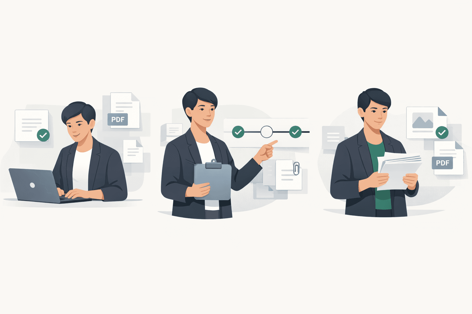 Professional interactions with ProofPack software